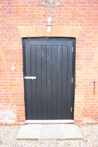 purpose made black barn door